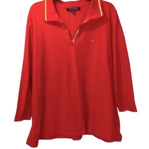 Tommy Hilfiger Polo Top, Size 2X, PTP 27”, Length 29”, Like New Condition